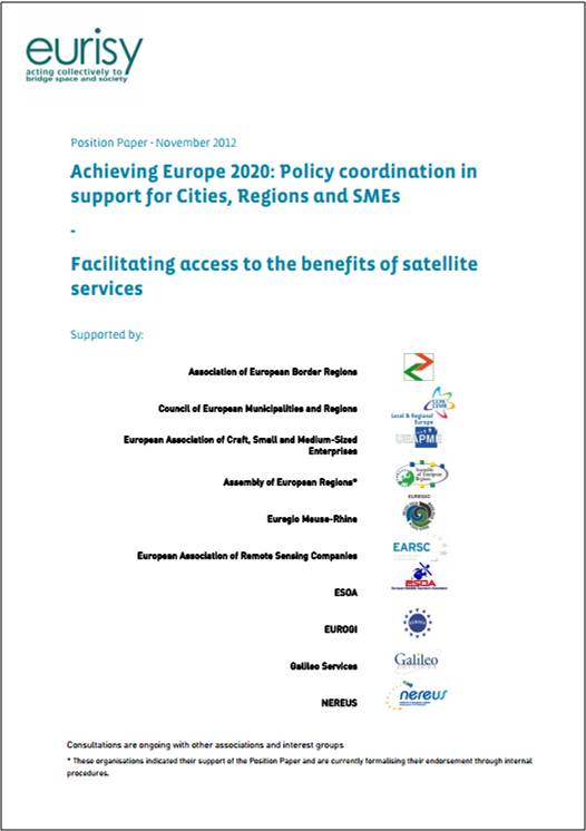 Achieving Europe 2020: Policy coordination in support for Cities, Regions and SMEs